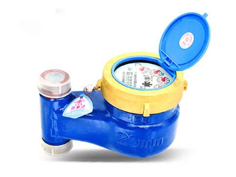 LXS-15E Rotar Wing Type Wet Dial Residential Water Meter Ci Body 1/2' Diameter